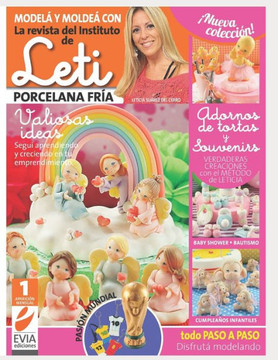 Leti. Porcelana fría 1: Adornos de tortas y souvenirs.Verdaderas creaciones con el método de Leticia