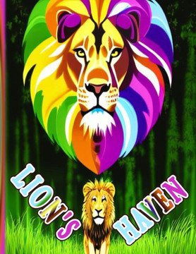 Lion's Haven: An Enchanting Coloring Journey