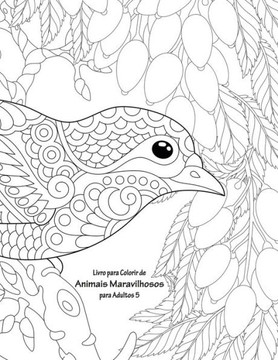 Livro para Colorir de Animais Maravilhosos para Adultos 5
