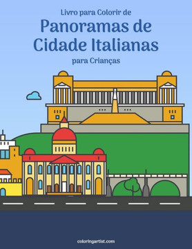 Livro para Colorir de Panoramas de Cidade Italianas para Crianças