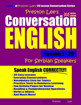 Preston Lee'S Conversation English For Serbian Speakers Lesson 1 - 20 (British Version)