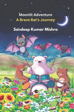 Moonlit Adventure: A Brave Bat's Journey