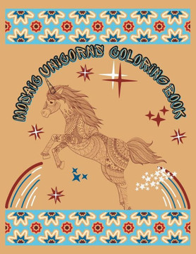 Mosaic Unicorns: Coloring Book