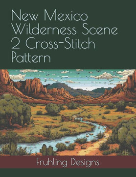 New Mexico Wilderness Scene 2 Cross-Stitch Pattern