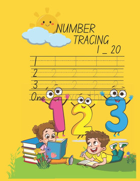 Number Tracing 1_ 20: For Kids 3_6 Ages.
