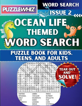 Ocean Life - Themed Word Search - Fun & Educational Puzzles for Kids, Teens, and Adults (Large Print Edition): Featuring Engaging Themed Word Search P - Large Print