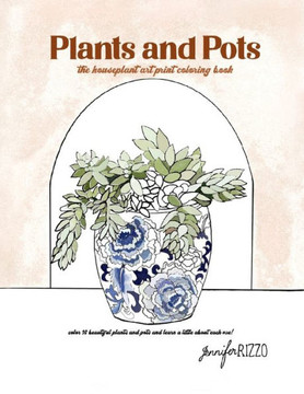 Plants and Pots Coloring Book
