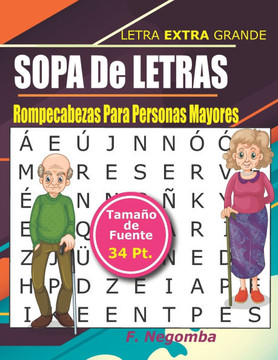 SOPA De LETRAS: Rompecabezas Para Personas Mayores