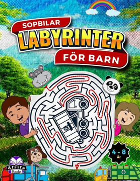Sopbilar: Fantastiska labyrinter för barn 4-8 år, roliga hjärnspel, Fantastiska pussel och aktivitetsböcker för problemlösning (