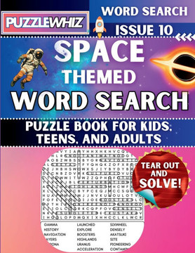 Space - Themed Word Search - Fun & Educational Puzzles for Kids, Teens, and Adults (Large Print Edition): Featuring Engaging Themed Word Search Puzzle - Large Print