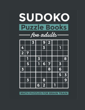 SUDOKO Puzzle Books for adults: Math Puzzles for Brain Train