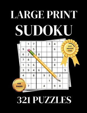 Sudoku Puzzle Book: Brain Games, Large Print Sudoku, Sudoku Books For adults and children