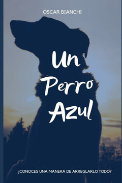 Un perro azul