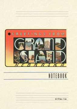 Vintage Lined Notebook Greetings from Grand Island Vintage Lined Notebook Greetings from Grand Island