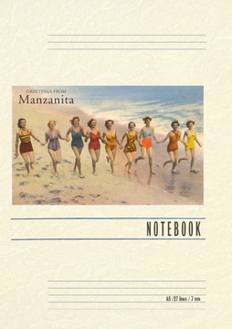 Vintage Lined Notebook Greetings from Manzanita Vintage Lined Notebook Greetings from Manzanita