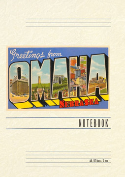 Vintage Lined Notebook Greetings from Omaha Vintage Lined Notebook Greetings from Omaha