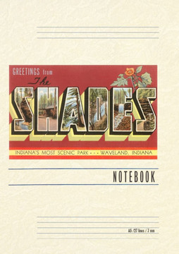 Vintage Lined Notebook Greetings from the Shades Vintage Lined Notebook Greetings from the Shades
