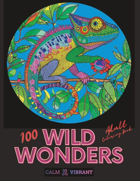 Wild Wonders: Adult Animal Coloring Book