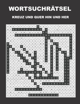 Wortsuchrätsel: Kreuz und Quer Hin und Her
