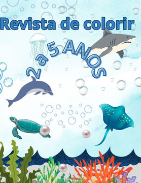 Revista de colorir: Colorindo o fundo do mar