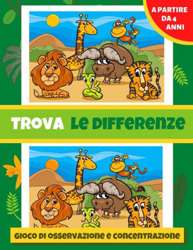 Trova le differenze: COLORE libro di giochi per bambini a partire da 4 anni oltre 320 differenze gioco di 7 errori Libro di attivit·per ba