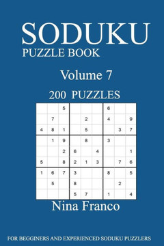 Sudoku Puzzle Book: 200 Puzzles-Volume 7