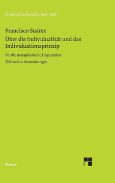 Über die Individualität und das Individuationsprinzip. 5. methaphysische Disputation / Über die Individualität und das Individuationsprinzip. 5. metha