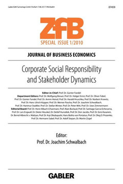 Corporate Social Responsibility and Stakeholder Dynamics Corporate Social Responsibility and Stakeholder Dynamics