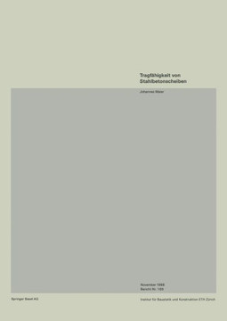 Tragfähigkeit Von Stahlbetonscheiben
