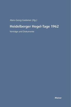 Heidelberger Hegel-Tage 1962