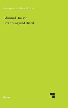 Erfahrung und Urteil: Untersuchungen zur Genealogie der Logik