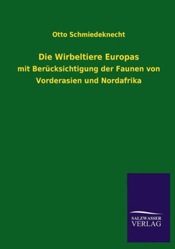 Die Wirbeltiere Europas Die Wirbeltiere Europas