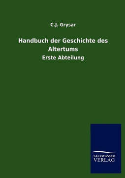 Handbuch der Geschichte des Altertums Handbuch der Geschichte des Altertums