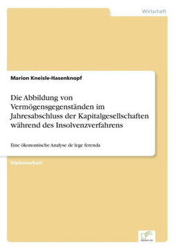 Die Abbildung von Vermögensgegenständen im Jahresabschluss der Kapitalgesellschaften während des Insolvenzverfahrens: Eine ökonomische Analyse de lege