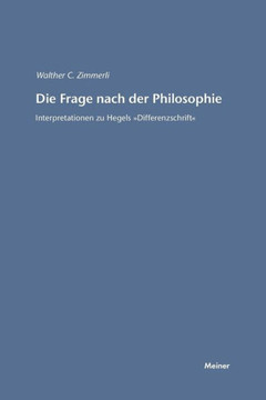 Die Frage nach der Philosophie Die Frage nach der Philosophie