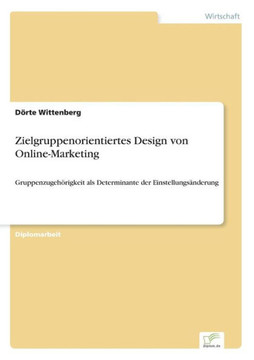 Zielgruppenorientiertes Design von Online-Marketing: Gruppenzugehörigkeit als Determinante der Einstellungsänderung