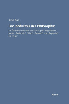 Das Bedürfnis der Philosophie Das Bedürfnis der Philosophie