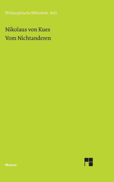 Schriften in deutscher Übersetzung / Vom Nichtanderen