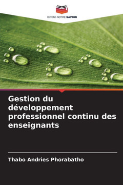 Gestion du développement professionnel continu des enseignants Gestion du développement professionnel continu des enseignants