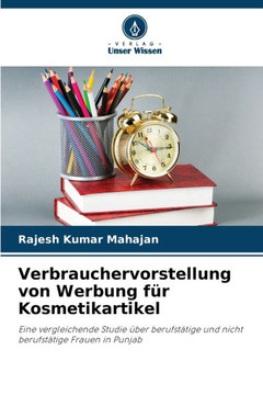 Verbrauchervorstellung von Werbung für Kosmetikartikel