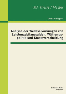 Analyse der Wechselwirkungen von Leistungsbilanzsalden, Währungspolitik und Staatsverschuldung Analyse der Wechselwirkungen von Leistungsbilanzsalden, Währungspolitik und Staatsverschuldung