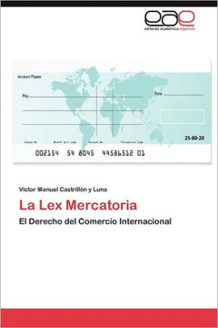 La Lex Mercatoria La Lex Mercatoria