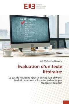 ?aluation d'un texte litt?aire