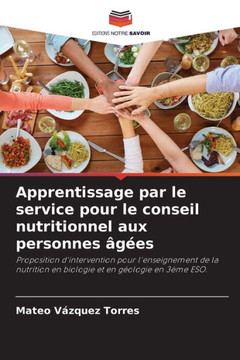 Apprentissage par le service pour le conseil nutritionnel aux personnes ??s