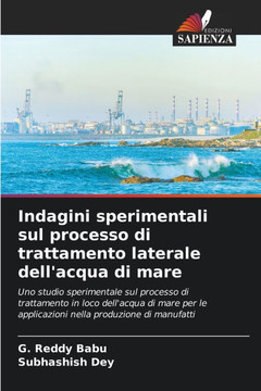 Indagini sperimentali sul processo di trattamento laterale dell'acqua di mare