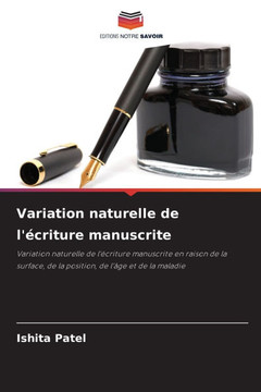 Variation naturelle de l'?riture manuscrite