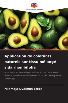 Application de colorants naturels sur tissu m?ang?sida rhombifolia