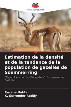 Estimation de la densit?et de la tendance de la population de gazelles de Soemmerring
