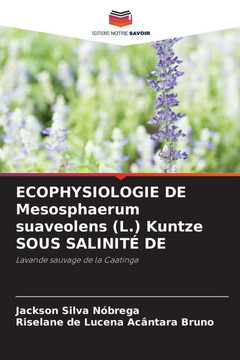 ECOPHYSIOLOGIE DE Mesosphaerum suaveolens (L.) Kuntze SOUS SALINIT?DE ECOPHYSIOLOGIE DE Mesosphaerum suaveolens (L.) Kuntze SOUS SALINIT?DE