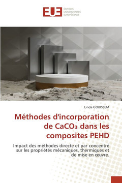 M?hodes d'incorporation de CaCO₃ dans les composites PEHD